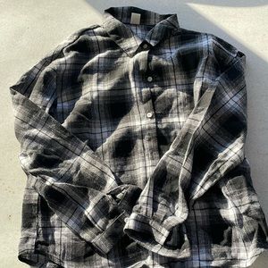 Black and white flannel